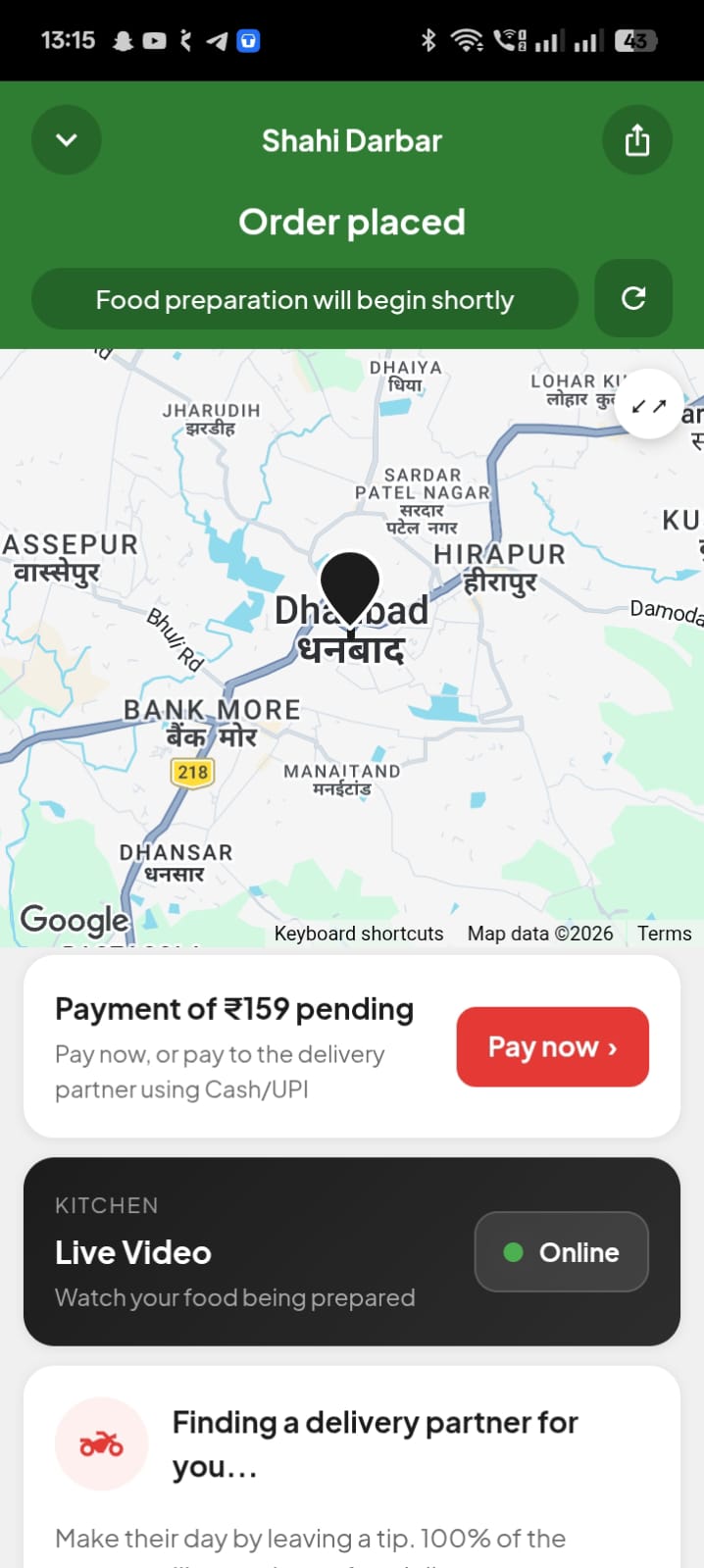 Live Tracking